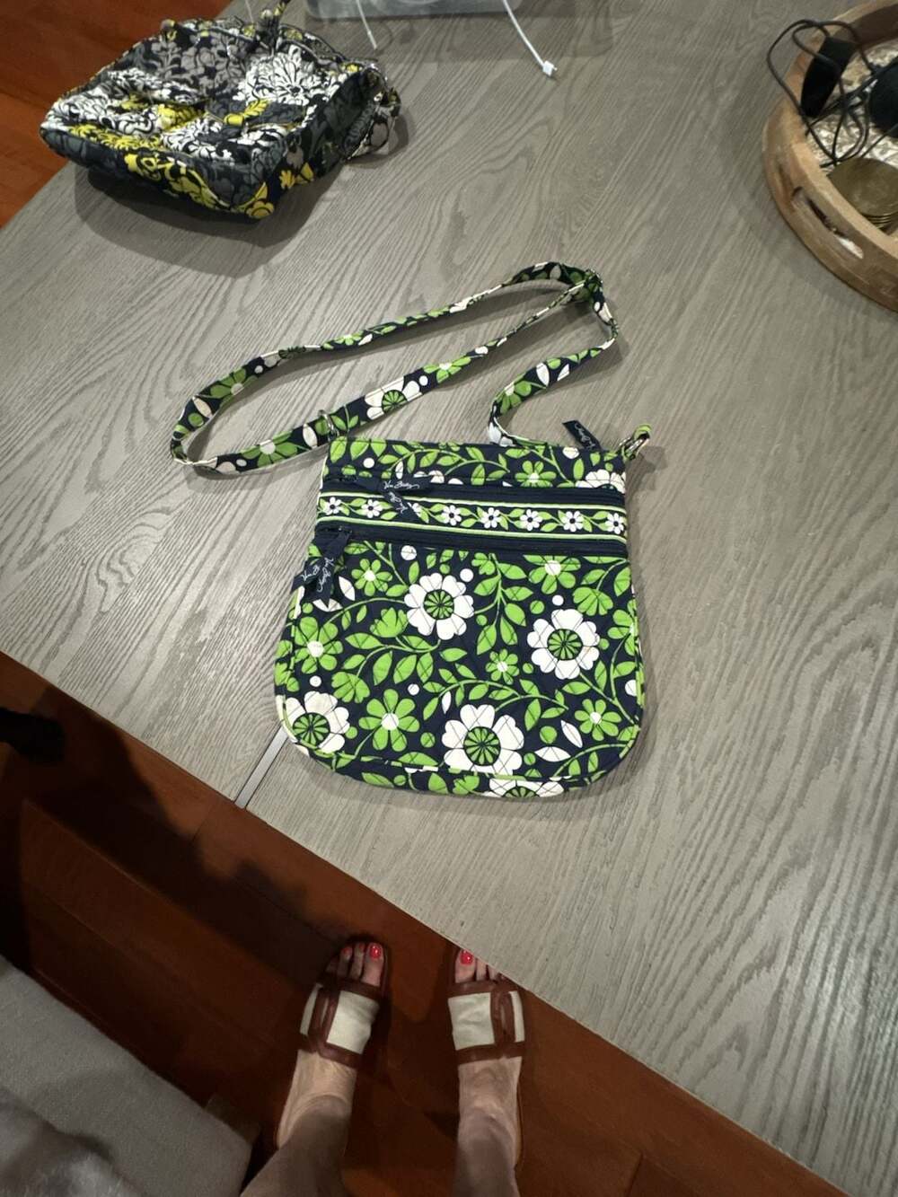 Vera Bradley Lucky You Quilted Floral Print Crossbody Bag